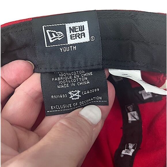 New Era Youth Washington Nationals Military Style Red Cadet Hat - Picture 6 of 11